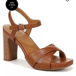 Michael Kors Tan Block Heel Sandals